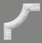 Preview: Wand 258-12 PU  25,5x25,5cm  Ecke/Viertelkreis passend zur Leiste Wand 258 PU